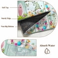 thumbnail image 6 of Rectangle Area Rugs 5 x 7 Ft, Easter Bunny Non-Slip Residential Carpet, Spring Farmhouse Gnomes Wooden Grain Indoor Crawling Mats Runner Rugs for Living Room/Dining Room/Bedroom, 6 of 8