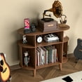 thumbnail image 4 of Fiogmub Record Player Stand with Sliding Door, Vinyl Record Storage Cabinet, Record Player Table, 4 of 7
