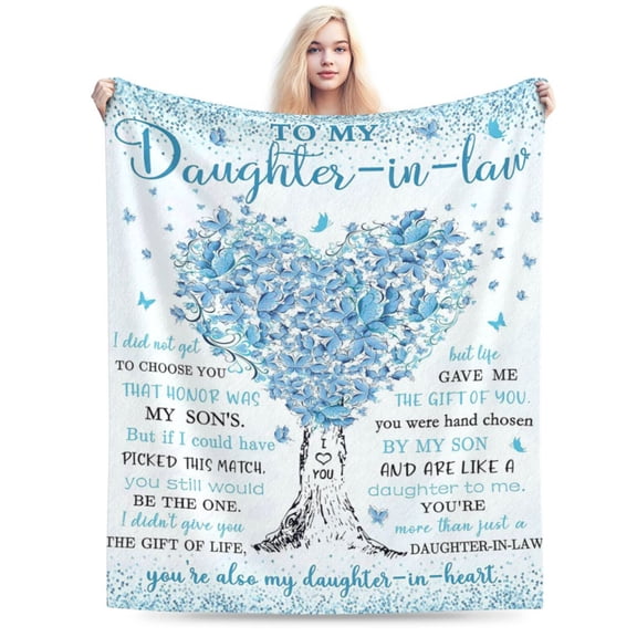 Daughter in Law Gifts, Gifts for Daughter in Law Blanket 50x40
