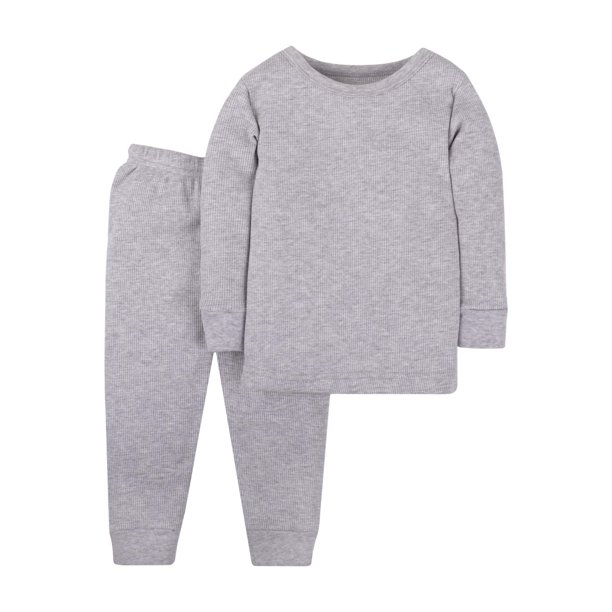 Long Sleeve Cotton Thermals, 2pc Set (Baby Boys, Baby Girls, Toddler