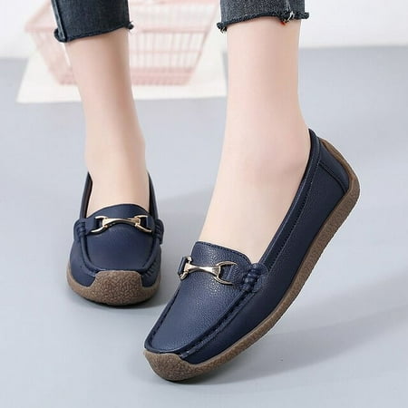 

Women s Metal Decor Flat Casual Shoes