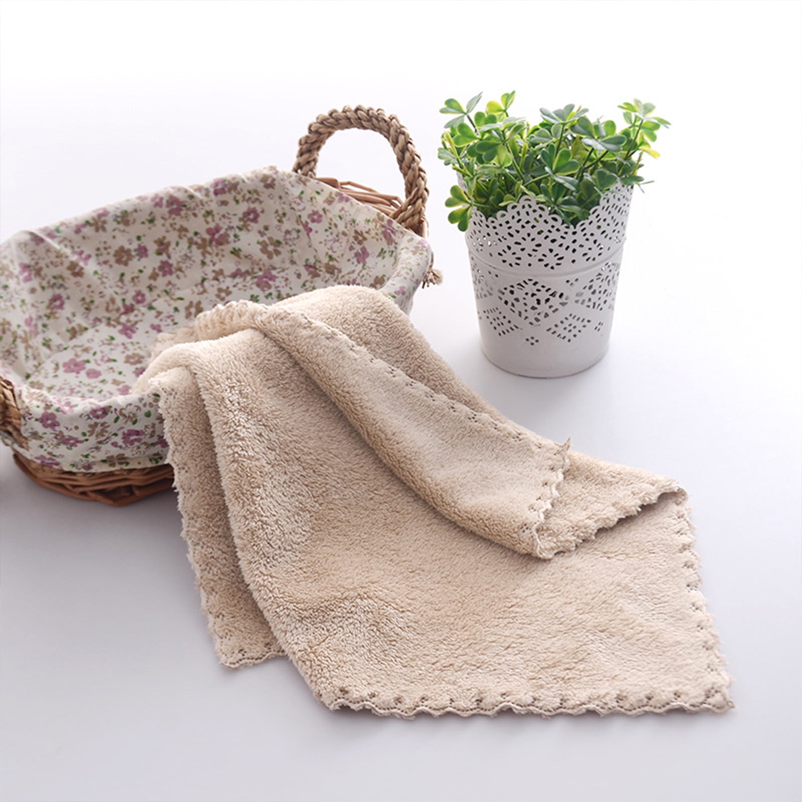 Qiweii 50PCS Bulk Bath Towel Set, Thick Soft Absorbent Household Face Towels, Economical Gift Towel Set