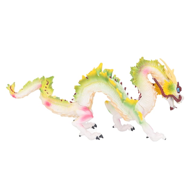 Niños China Dragón Estatua China Dragón Figura Modelo Auspicioso Mítico China Dragón Estatuilla Estatua Decoración Del Hogar 3 Años Colorido