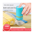 thumbnail image 3 of Mini sellador de bolsas portátil recargable por USB, de mano, para cocina, inteligente, para alimentos pequeños, para el hogar, con 10 bolsas, color blanco, 3 of 8