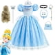 thumbnail image 2 of Ropa de Disney para niñas, vestidos de fiesta de Cenicienta, vestido de baile de princesa, disfraz de Cosplay, vestido de encaje, vestido tutú elegante para niños 2T (etiqueta 100) Gao Jinjia LED, 2 of 2