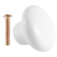 thumbnail image 2 of SEUNMUK 20 Pcs White Ceramic Cabinet Knobs with Screws, Vintage Ceramic Round Door Knobs, Cabinet Drawer Pull Knob, 2 of 5