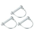 thumbnail image 5 of Uxcell Shaft Locking Pin 8mm x 60mm Coupler Pin for Farm Trailers  Lawn Garden in Arch 3Pcs, 5 of 5