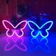 thumbnail image 5 of Luces LED de neón con pilas USB o 3 AA para decoración de mesa, dormitorio de niñas, decoración de pared, cumpleaños de niños, suministros para fiestas de bodas (azul), 5 of 5
