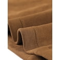 thumbnail image 5 of Abrigo Largo Elegante de Invierno con Solapa y Doble Botonadura para Mujer marrón L, 5 of 5