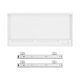 thumbnail image 5 of Cajón de escritorio Bandeja para teclado Cajón para teclado debajo del escritorio Placa de almacenamiento de diapositivas de extensión, duradera, band Gris blanco, 5 of 9