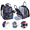 Camo Blue, variant on BabbleRoo Diaper Bag Backpack, Waterproof Original Backpack with Premium Changing Pad Set –Dark Gray