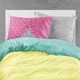 thumbnail image 2 of Princess Castle Watercolor Fabric Standard Pillowcase, 2 of 2
