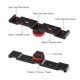 thumbnail image 4 of Aluminum Triple Cold Shoe Mount Plate Bracket for Camera Microphone LED Light Mounting, 4 of 5