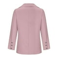 thumbnail image 4 of Womens Casual Blazer Jackets Long Sleeve Open Front Work Office Suit Jackets Business Dressy Lapel Button Coat with Pocket, 4 of 8