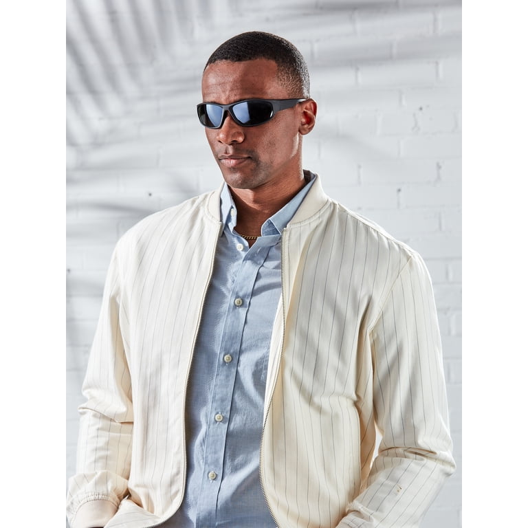 Foster Grant Wrap Sport Sunglasses, Black photo 4