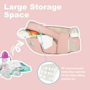 AGUDAN Baby Carrier with Hip Seat, 6 in 1 Ergonomic Unisex Waist Stool, 0-36 Months