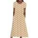 thumbnail image 1 of Vestido Casual Pantalones para Mujeres Vestido de Cuello Alto Cintura Elástica Cuello en V Manga Corta Polka Dot Cuello Redondo Top, 1 of 5