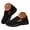 Black, variant on Womens Walking Shoes Comfortable Wide Diabetic Shoes Adjustable Hook and Loop Arch Support Barefoot Sneakers Casual Wide Width Orthopedic Slip on (Beige,7)