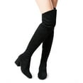 thumbnail image 2 of Shoe'N Tale Woman Suede Thigh High Over The Knee Boots, 2 of 2