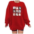 thumbnail image 1 of Heisall Womens Sweatshirts Autumn Winter Halloween Print Drop Shoulder Round Neck Long Sleeve 2025 New Style Fashion Casual Hoodies, 1 of 3