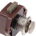 thumbnail image 2 of KAKOWELY Push Button Latch Cupboard Latch Lock Plating Drawer Cabinet Latch Lock,1.89"X1.61"X1.57", 2 of 5