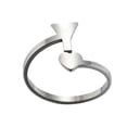 thumbnail image 1 of Bagues Ouvertes Lettres Anglaises Mode 26 Acier Inoxydable Filles Amour Bijoux Rétro, 1 of 9