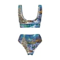 thumbnail image 5 of Daiia Christmas Tree Women's Bikini Set Two Piece Swimsuit High Waisted Bikini Adjustable Straps Bikini Perfect for Beach, Pool, and Summer Vacation-XX-Large, 5 of 9