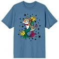 thumbnail image 1 of Celestial Tropics Mermaid And Anchor Men's Blue Fog T-Shirt-XXL, 1 of 2