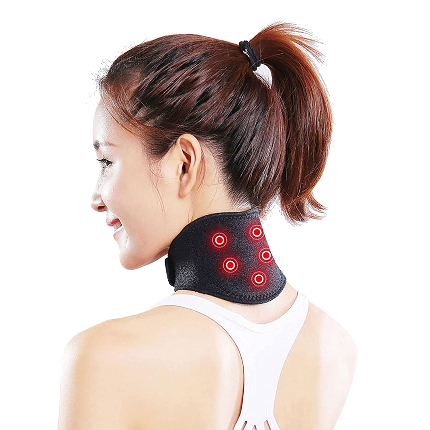 SelfHeating Neck Pad Thermal Therapy Massager Belt Not