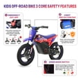 thumbnail image 3 of RFN E500 Kids Electric Bike,500W Motor & 36V 7.5Ah Battery.14" Tires,Hydraulic brakes, 22.2 MPH With 17 Mile Ranges,Suit Age 3-8, 3 of 9