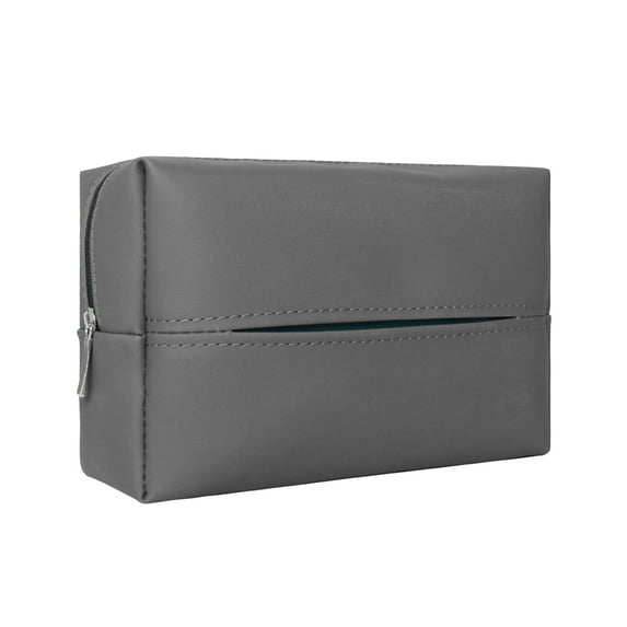 hirigin Car Tissue Box Holder Armrest Paper Bag Seat Back Hanging Universal Paper Towel Zipper Bag