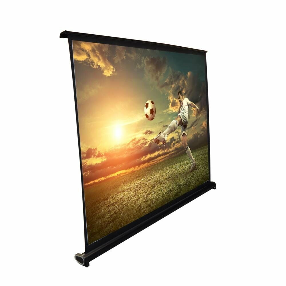 New! 50" Portable Retractable Pull Out Style Projection Screen 40 x 30