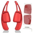 thumbnail image 2 of Red Steering Wheel Shift Paddle,Pair Aluminum Alloy Paddle Shifter Paddle Steering Wheel Shifter Extension Built for Professionals, 2 of 14