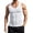 #01-White, variant on Mens Compression Shirt , Seamless Shapewear Vest, Gynecomastia Tummy Control Undershirt, Workout Tank Top