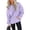 Light Purple, variant on Wutalume Women's Casual Pocket Hoodie with Drawstring Pullover Sweatshirt Top, Fashionable and Comfortable for Everyday Wear,Black L