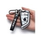 thumbnail image 4 of Llavero de cuero para coche, llavero para coche, regalo familiar, accesorios para coche, llavero BMW negro, 2 piezas, 4 of 5