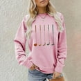 thumbnail image 4 of Golf Clubs Graphic Sweatshirts for Women Long Sleeve Crewneck Sweatshirt for Golf Lovers Pullover Tops, 4 of 5
