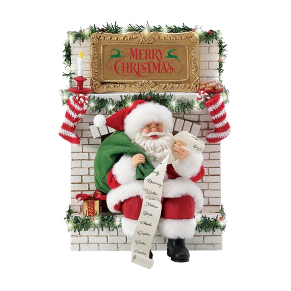 Department 56 Possible Dreams Down the Chimney Christmas Figurine 10.75in H