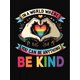 thumbnail image 2 of Camiseta de manga corta para mujer transpirable Moda de veranoWomen's Fun & Colorful 'Be Kind' Heart Graphic Tee - Casual Crew Neck Short Sleeve T-Shirt, Stretchy Polyester Blend, Machine Washable -, 2 of 6