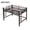Black#1, variant on Queen Size Adjustable Bed Base, Queen Size Metal Loft Bed, Loft Bed with Easy Climbing Ladder and Guardrails , Black, Black Bed Frames,Metal Platform Bed Frames