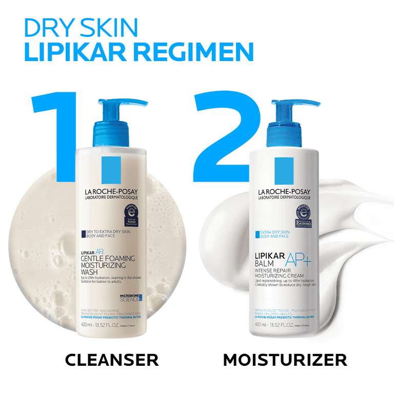 La Roche-Posay Lipikar AP+ Moisturizing Wash, 13.52 fl oz photo 3
