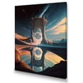 thumbnail image 2 of Designart "Astronaut'S Cosmic Reading III" Space Canvas Wall Art, 2 of 5