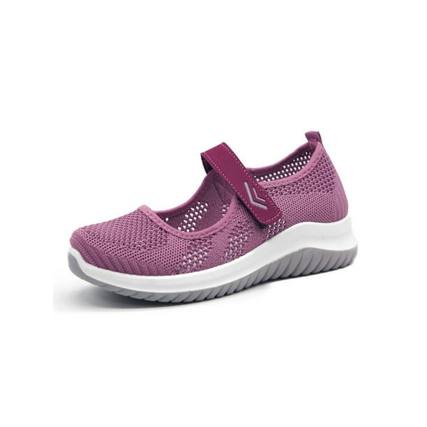 SIMANLAN Athletic Walking Shoes Casual Mesh-Comfortable Mary Jane Shoes - Walmart.com