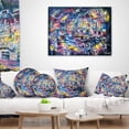 thumbnail image 4 of Designart Surreal City in Graphics - Abstract Throw Pillow - 18x18, 4 of 5