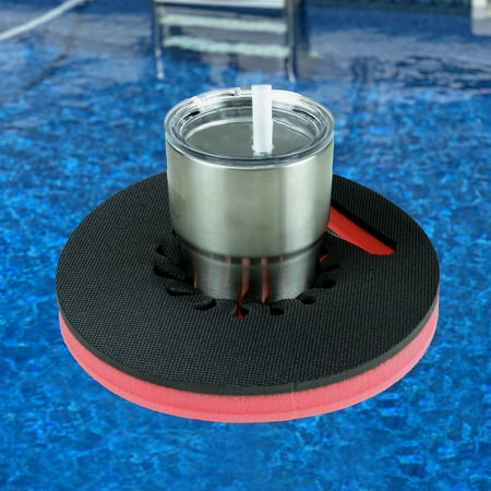 

Polar Whale Universal Tumbler Holder Floating Red and Black Float for Pool Lake Beach Durable Foam 9.5 Inches fits Tumblers 16 to 30 Ounce Compatible with YETI Ozark Trail RTIC More One Size Fits All