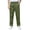 Army Green, variant on LEKWK Boys Uniform Pants Chino Pants Pull-On Elastic Waist Straight Leg Trousers with Pockets Kids Twill Pants 5-15Y Back to School Clothes
