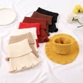 thumbnail image 5 of MEICHEN Knitted Neck Warmer for Women Solid Color Detachable High Collar Scarves Fall Fashion Shawl Wraps, 5 of 5