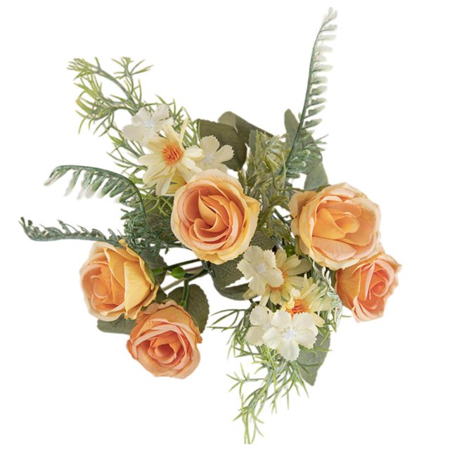 Feltree Lifelike Artificial Flower Bundle for Home Decor, 28.5cm Silk Floral Display for Weddings/Parties/Office Interior Design