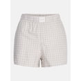 thumbnail image 6 of Joyspun Women's Woven Pajama Boxer Shorts, 3'' Inseam, Sizes XS-2X, 6 of 6