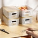 thumbnail image 3 of 6 Caja de Almacenamiento de Plástico, Cajas Organizadoras con Tapa, Con Etiqueta 15pcs, Pequeños Contenedores Apilables, para Organizar Estantes Cajones Escritorio Armario Oficina Cocina, 3 of 8